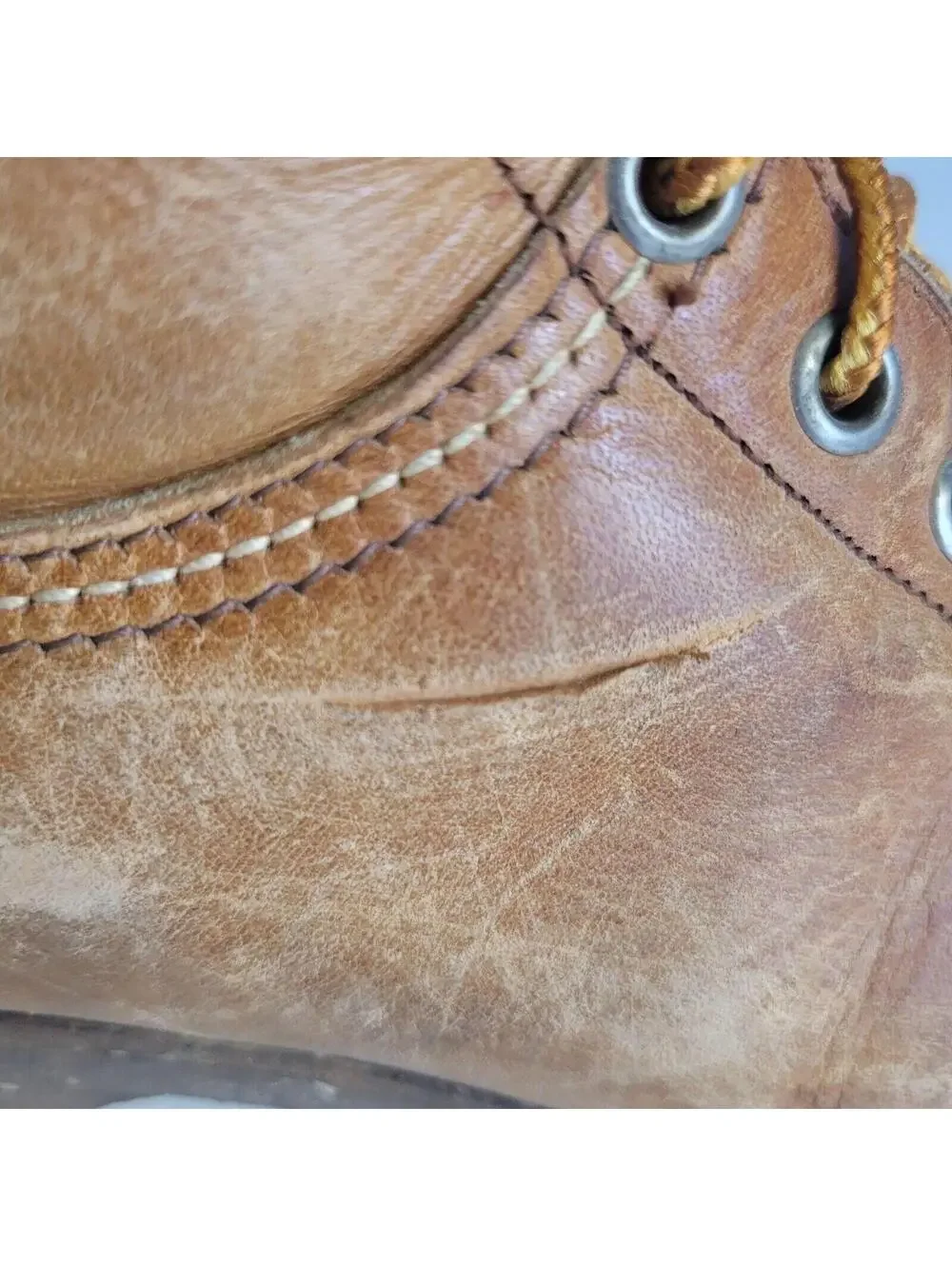 Chippewa Leather Work Boots Wisconsin Size 6 B Vtg 9